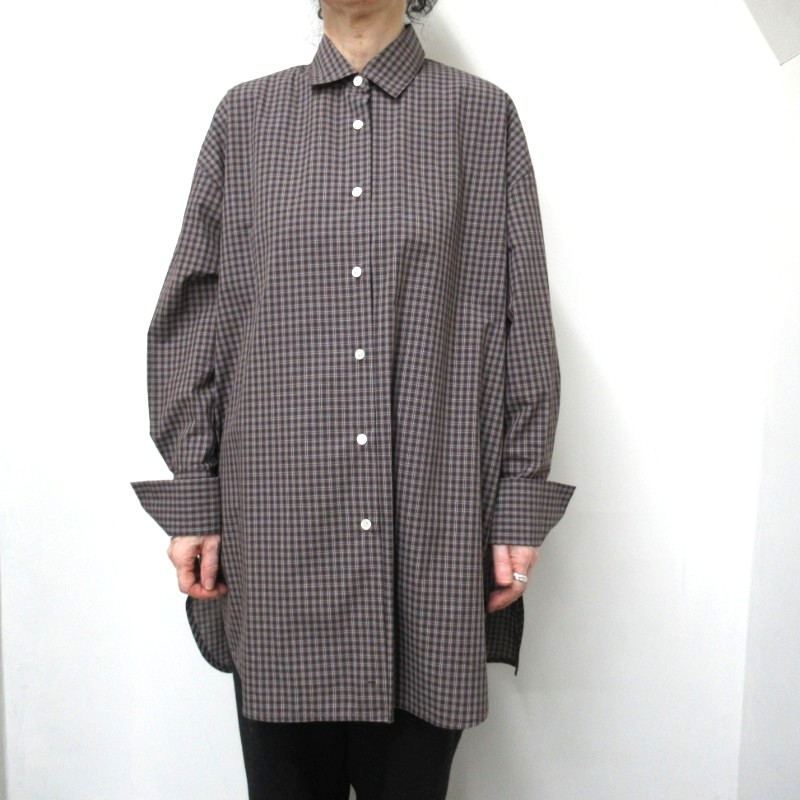 LIYOCA  チェックオーバーシャツ /BM 35【日本製】